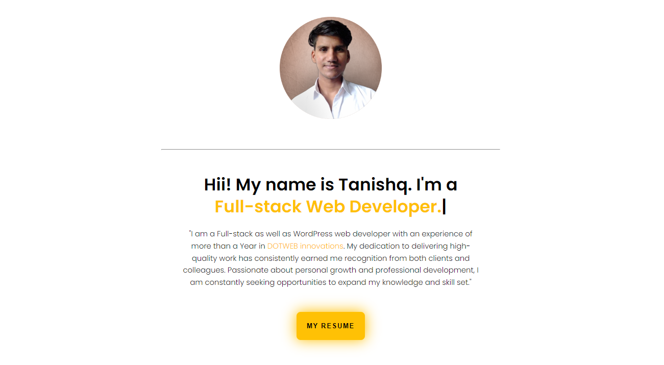 My portfolio website